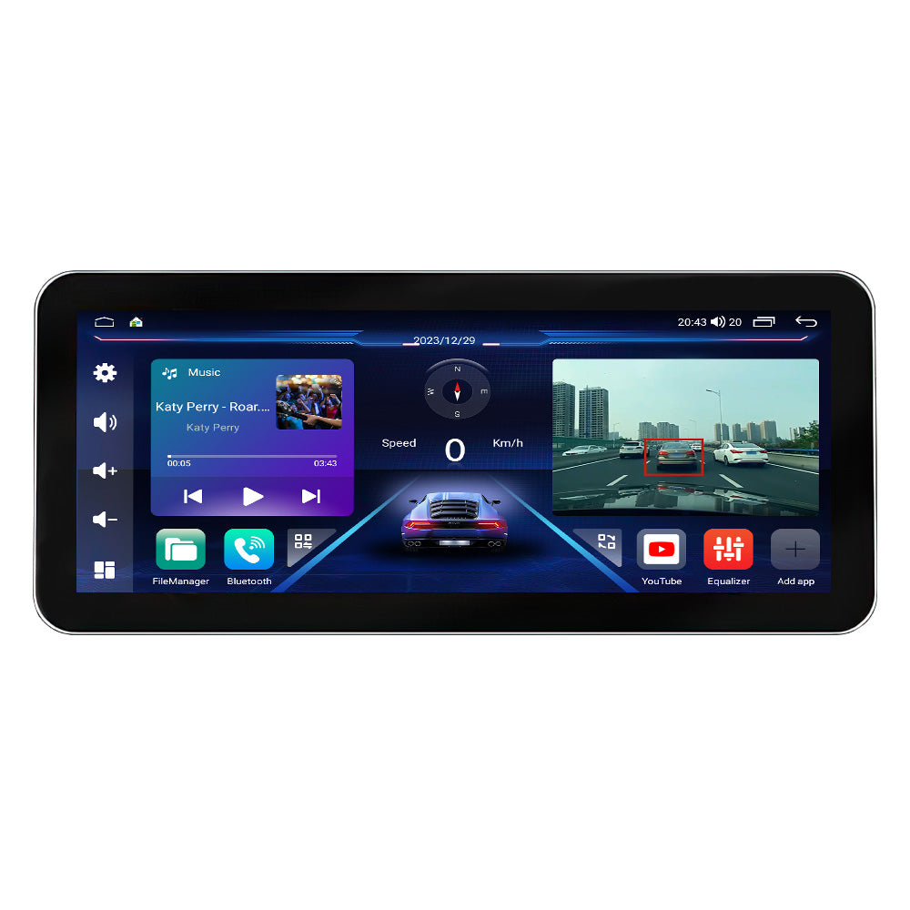 LEHX L6PRO 12.3 Inch for BMW Mercedes Style Carplay Android Auto 2Din Car Radio Stereo Multimedia Player GPS Autoradio 360 View